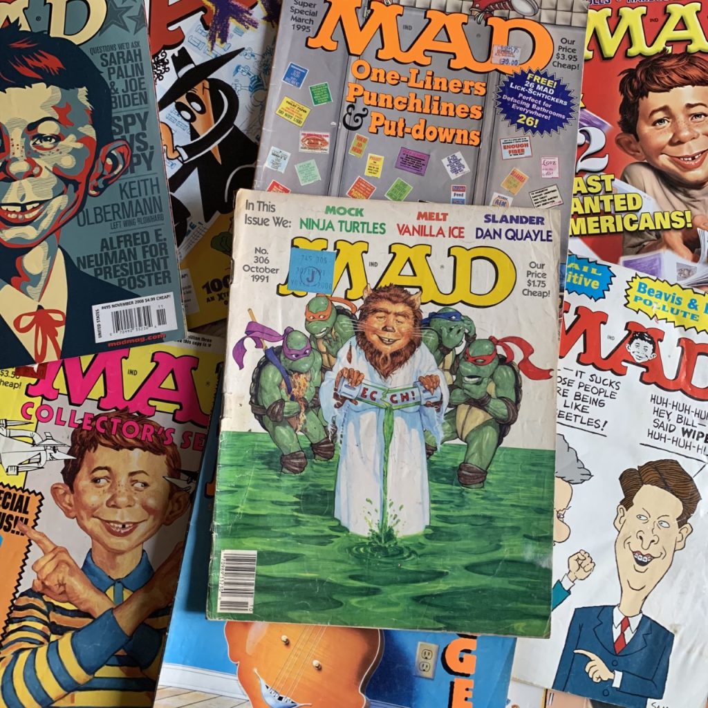 muchas revistas Mad