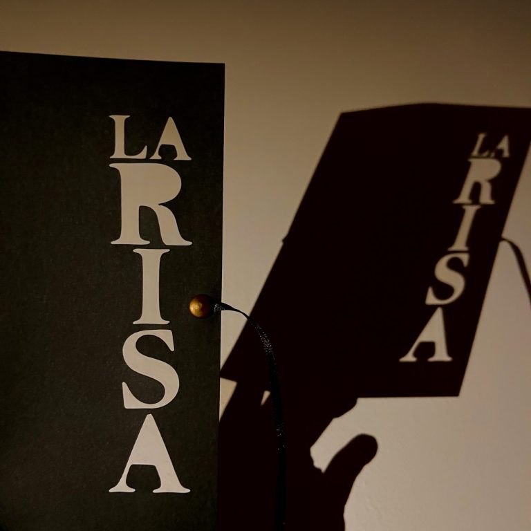 Sombra del libro de ensayos La Risa de Ariel Luppino